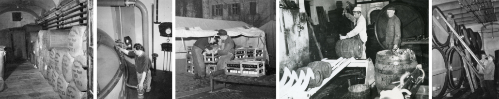 Historische Bilder des Brauhaus Tegernsee